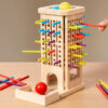 Kids' stick and board game
