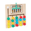 Wooden ball rolling toy